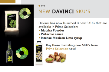 DaVinci's new SKU's at Prime Selection